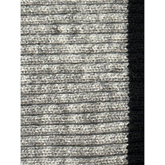 CCC Gray Batwing Crop Top Sweater Red Black Stripes Chic Style Comfortable Versa - Picture 9 of 9